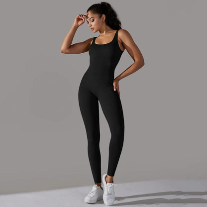 Sport Suit Yoga Outfits Set Clothes Fitness Jumpsuit Sportswear For Women Gym Running Training Athletic Suit Wear For Female D43