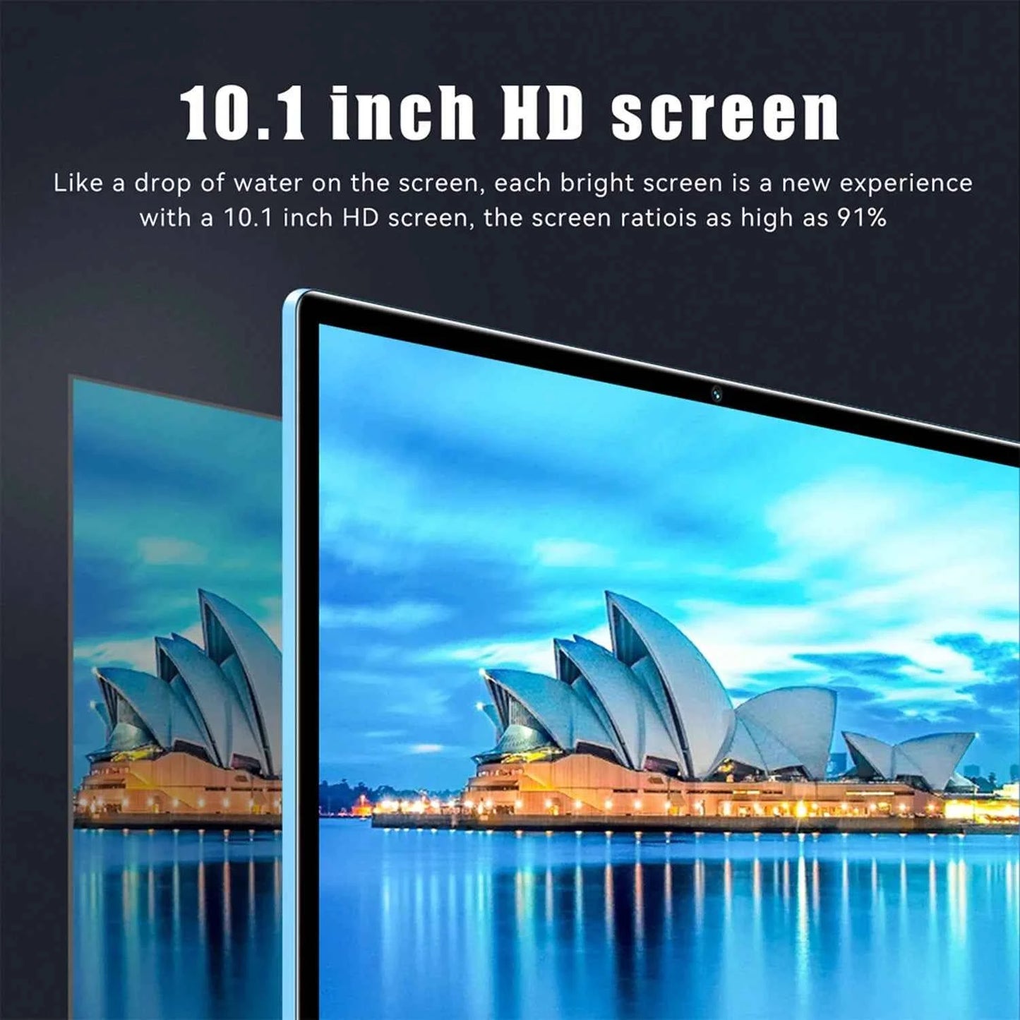 New Arrival 10.1 Inch Octa Core Android Tablets 6GB RAM 128GB ROM 4G Dual SIM Network AI Speed-up Tablet Bluetooth WiFi 6000mAh