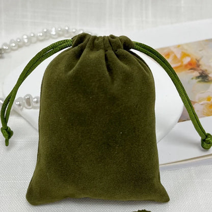 16Colors Jewelry Suede Polyster Nylon Drawstring Vevet Bag Earring Necklace Bracelet Packaging Storage Bag Gift Add Logo - AMULET RING STORE