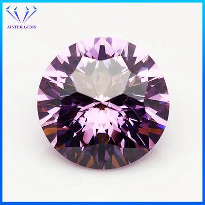 New 5A Quality Round Colored Empire Cut Cubic Zirconia Stones Loose Gemstone for Jewelry Making