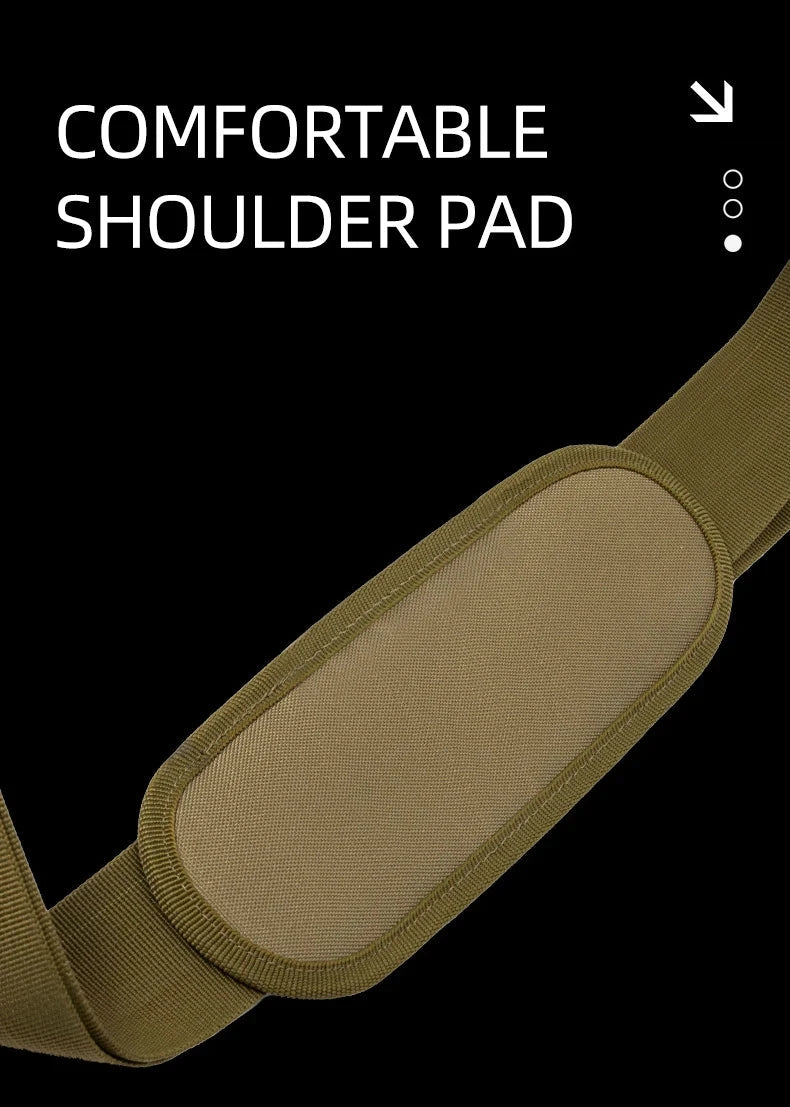 Men Camouflage Shoulder Bag Tactical Fishing Camping Tote Trekking Climbing Bags Large Multi-Pocket Travel Laptop Messenger Pack