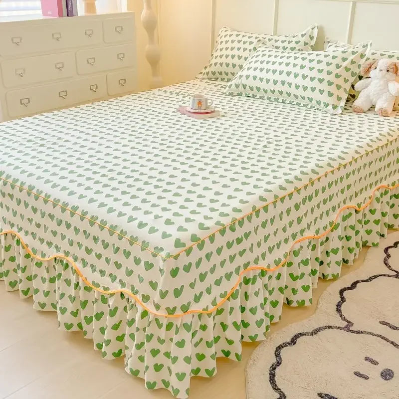 Sheet Set Household with Pillowcase Fashion Modern Water-proof Universal Skin-friendly Single Double Home Textile Bedding Luxury