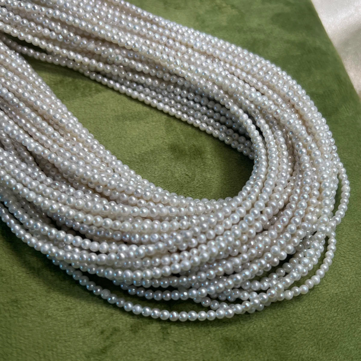 AAA 2-3mm High Quality Near-round Beads Exquisite Natural Freshwater Pearls for Jewelry Making DIY Necklace Bracelet Accessories - AMULET RING STORE