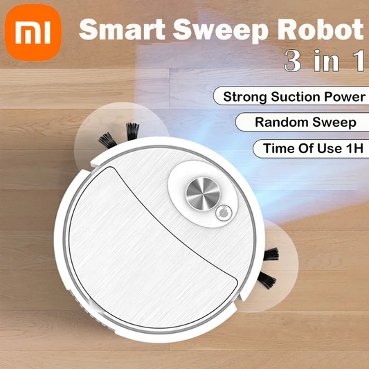 Xiaomi MIJIA 3-in-1 Smart Sweep Robot Suction Power Fully Automatic Home Cleaning Machine 로봇청소기 USB Charge Smart Cleaner - AMULET RING STORE