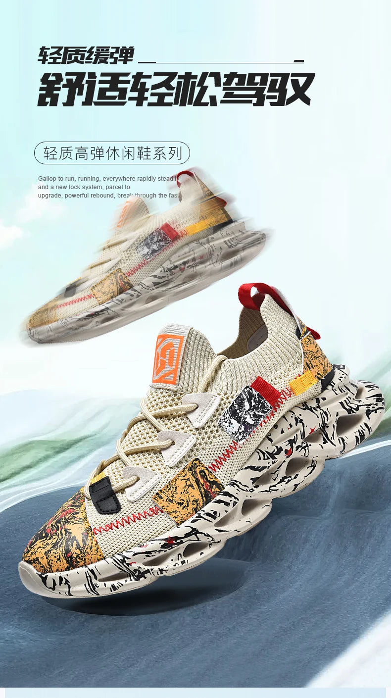 Shoes men Sneakers Male casual Mens Shoes tenis Luxury shoes Trainer Race Breathable Shoes fashion loafers running Shoes for men - AMULET RING STORE