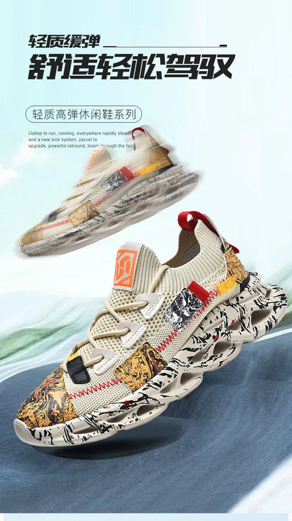 Shoes men Sneakers Male casual Mens Shoes tenis Luxury shoes Trainer Race Breathable Shoes fashion loafers running Shoes for men - AMULET RING STORE