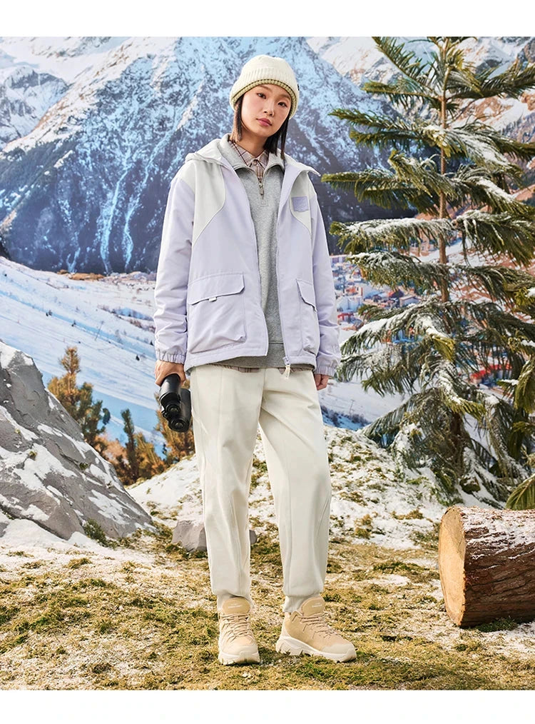 Xtep Trousers For Men And Women 2024 Winter Knitting Loose Exercise Sweatpants Casual Trendy Warm Soft Bottoms 876427630125