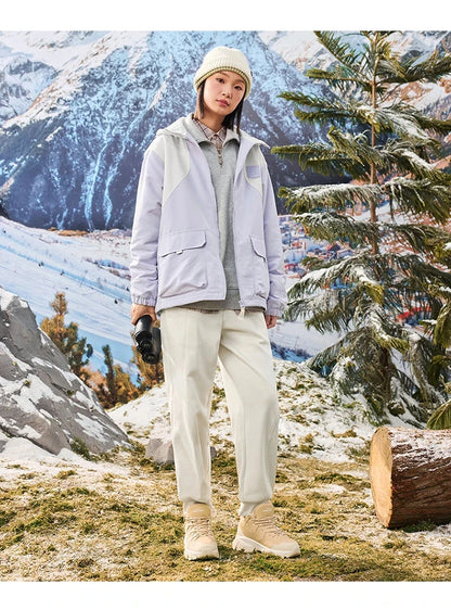 Xtep Trousers For Men And Women 2024 Winter Knitting Loose Exercise Sweatpants Casual Trendy Warm Soft Bottoms 876427630125