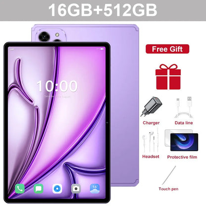 Original Pad 7S Pro Tablets Global Edition 22GB+2TB Android 15 Tablet PC 5G Dual SIM 10000mAh 10.1" HD WiFi Gaming Kids Tab PC