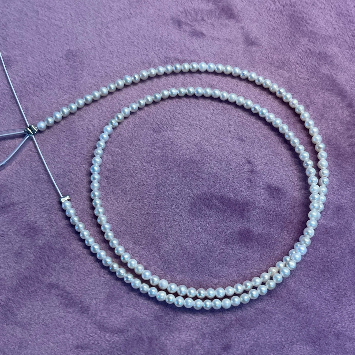 AAA 2-3mm High Quality Near-round Beads Exquisite Natural Freshwater Pearls for Jewelry Making DIY Necklace Bracelet Accessories - AMULET RING STORE