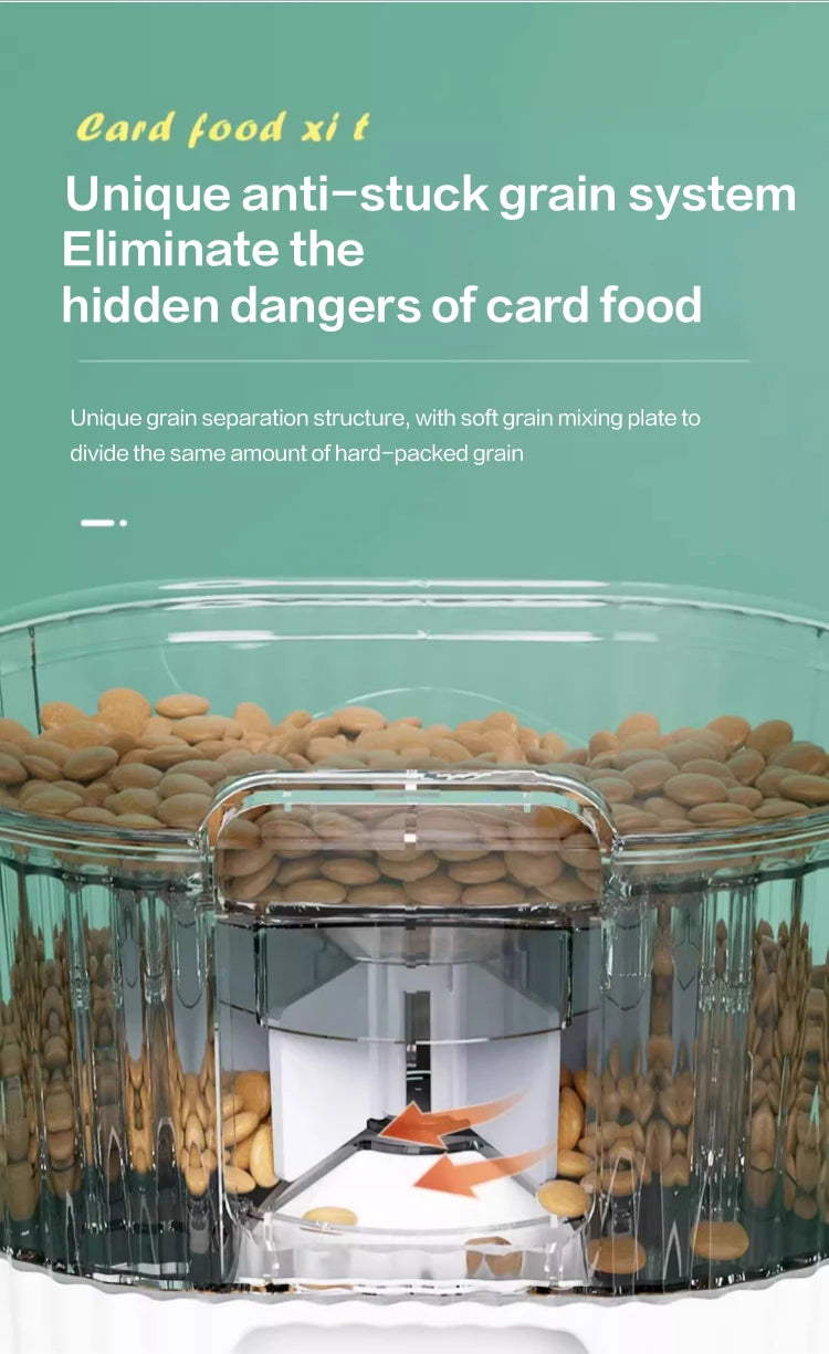 PAPIFEED cat automatic feeder dog fixed feeding machine cat food dog food wifi remote smart cat pet food dispenser - AMULET RING STORE