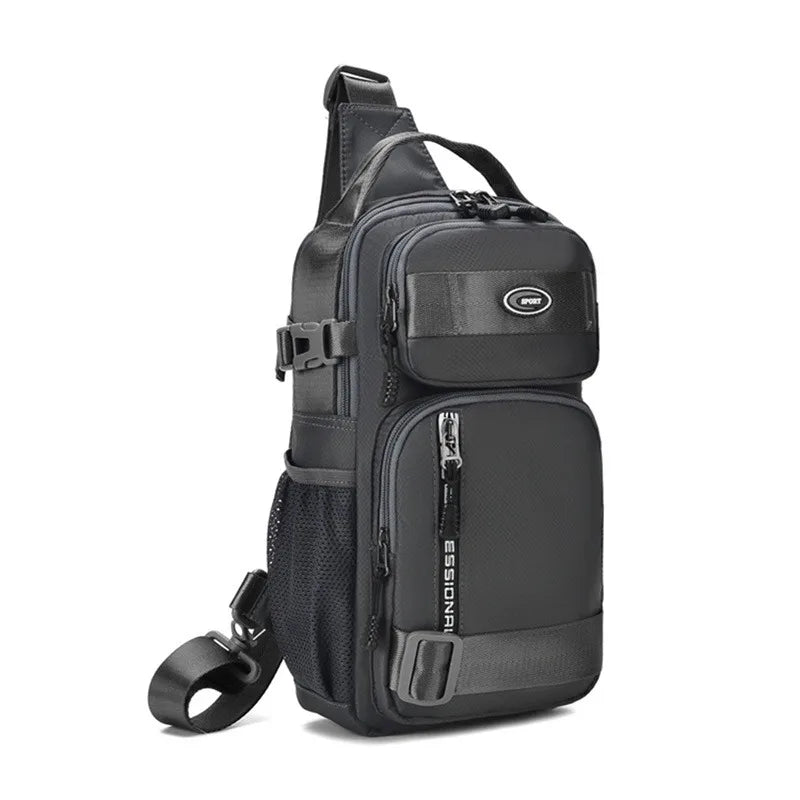 Fashion Multifunction Men's Shoulder Bag Running Outdoor Sling Crossbody Bags Male Travel Trend High Capacity Sport Chest Bag - AMULET RING STORE