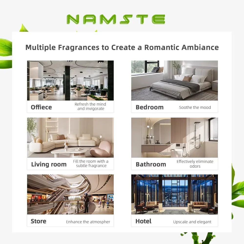 10 Flavors Aromatic Oils for Aroma Diffuser Air Humidifier Home Natural Oil 10ml Air Freshener Scents Fragrance Oil Perfume - AMULET RING STORE