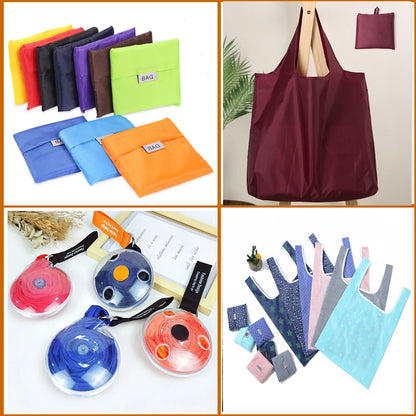 Shopping bag Eco-friendly bag Storage bag shoulder Grocery bags Shoulder Market Bags Reusable foldable Supermarket Shop bags - AMULET RING STORE