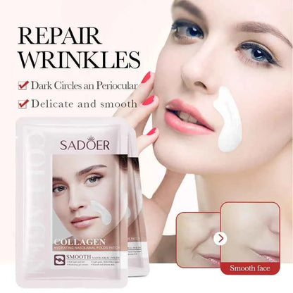 Collagen Firming Laugh Lines Patches Instant Wrinkle Remover Fade Fine Lines Facial Mask Anti-aging Brighten Repair Skin Care