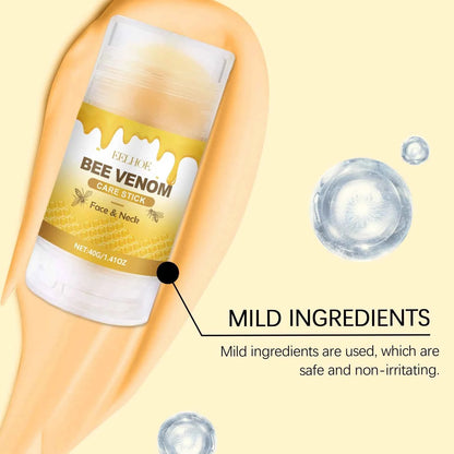 EELHOE 40g Bee Venom Cream Stick Firming Skin Lighten Neck Lines Fade Fine Wrinkle Moisturizing Improve Skin Sagging Facial Care