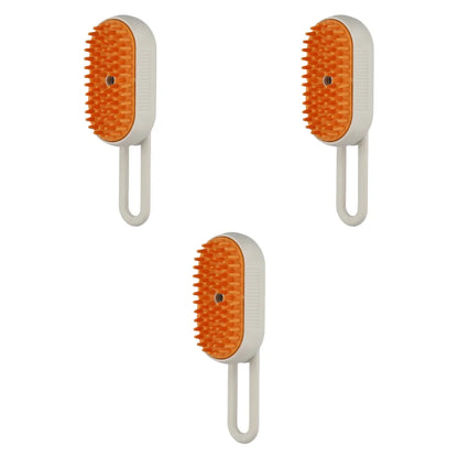1-5pcs Cat Steam Brush USB Electric Water Spray Kitten Pet Comb Silicone Dog Bath Massage Brush with Liquid Grooming Supplies - AMULET RING STORE