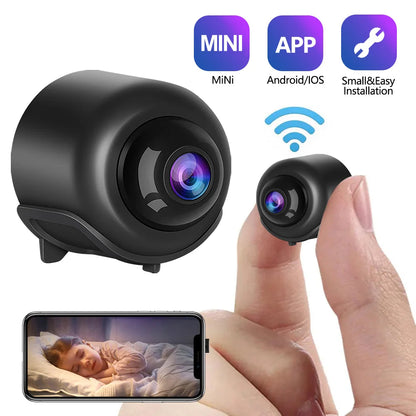 New Mini Camera 2024 X5 Intelligent WiFi Mini Camera Home Indoor Night Vision Safety Protection Audio Video Recorder - AMULET RING STORE