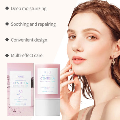 Hoygi Centella Asiatica Clay Mask Stick Soothing Calming Detoxifying Hydrating Anti-irritation Easy Application All Skin Types - AMULET RING STORE