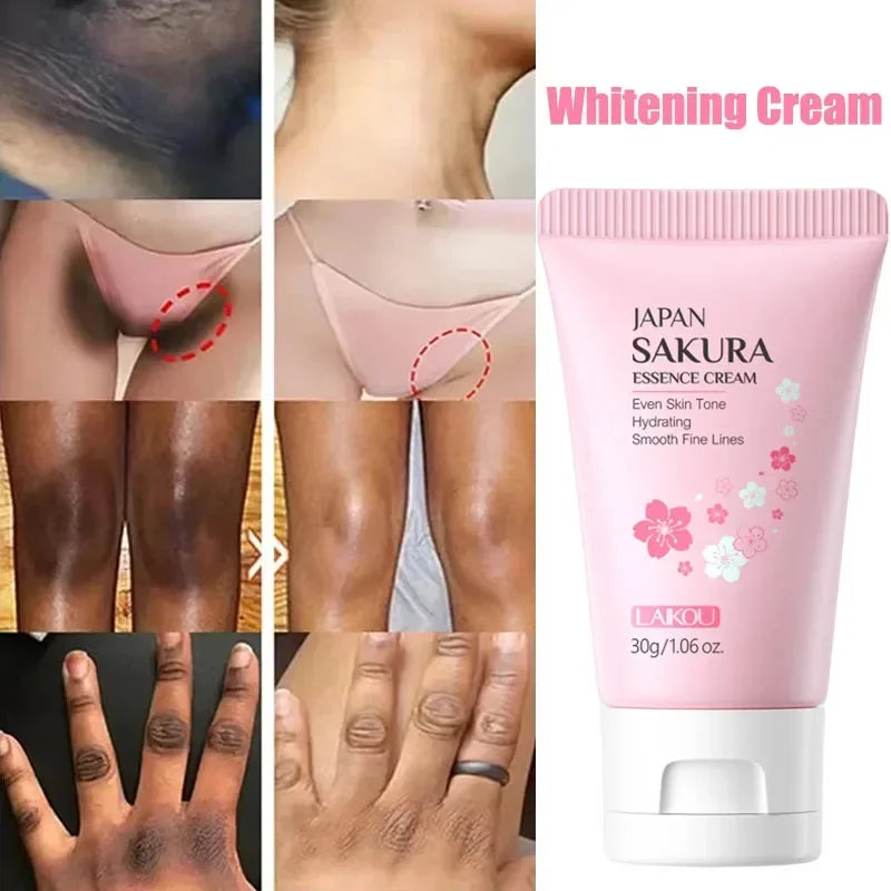 Whitening Cream Private Parts Underarm Bleaching Serum Whiten Butt Knee Brighten Inner Thigh Intimate Parts Dark Remove Melanin