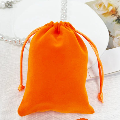16Colors Jewelry Suede Polyster Nylon Drawstring Vevet Bag Earring Necklace Bracelet Packaging Storage Bag Gift Add Logo - AMULET RING STORE