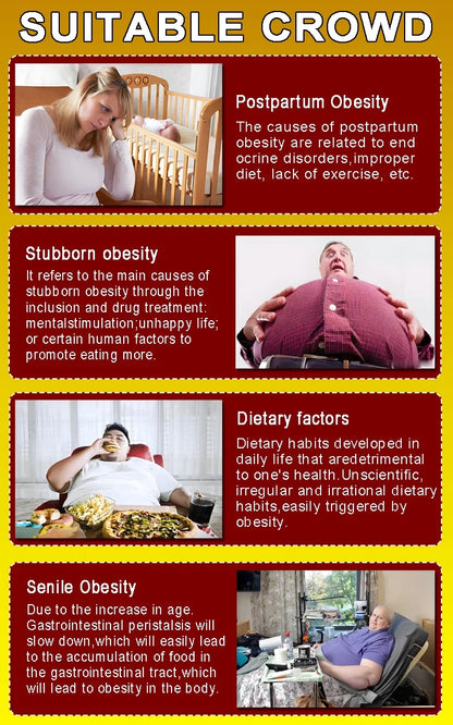 Slimming Weight Loss Aid Fat Burning Metabolic Booster for Healthy Effective Safe Belly Fat Loss Tool to Build a Perfect Body