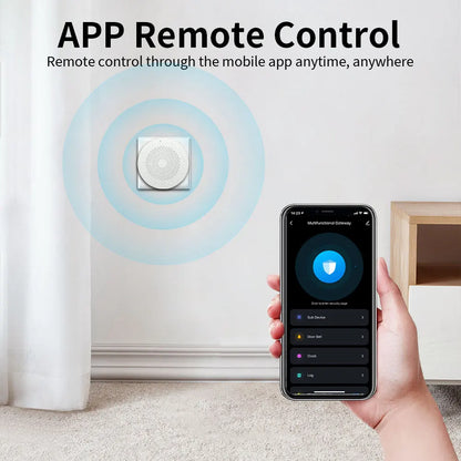 Meian Tuya Zigbee Gateway Multi-Mode Zigbee 3.0 Hub Wifi Bluetooth Gateway Linkage with Water Leak Sensor Door Sensor Smart Home - AMULET RING STORE