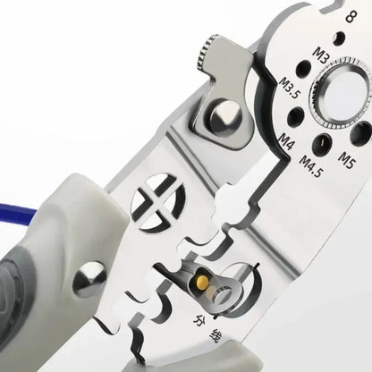 Multifunctional Electrician Pliers, 6-in-1 Wire Stripper Separator, Cutting and Crimping Tool for Cable Repair and Installation - AMULET RING STORE