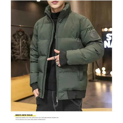Winter Man Jackets Cotton-padded Parkas Puffer Jacket Men Warm Coats Thick Casual Outwear Streetwear Comfortable Men's Clothing