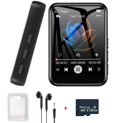 128GB HiFi MP3 Player with Bluetooth 5.4, Speaker & Touch Screen