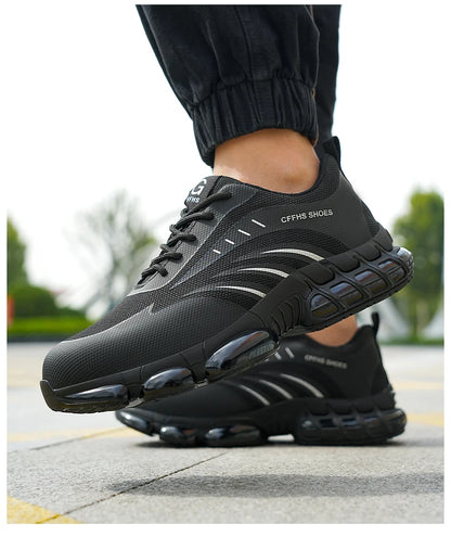 Breathable, lightweight and comfortable anti-smash and anti-puncture safety shoes - AMULET RING STORE