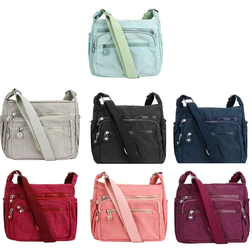Various Models Nylon Shoulder Bag Women Large Capacity Waterproof Wear-Resistant Commuting Leisure Outdoor Messenger Bag Handbag