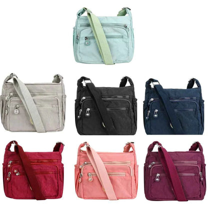 Various Models Nylon Shoulder Bag Women Large Capacity Waterproof Wear-Resistant Commuting Leisure Outdoor Messenger Bag Handbag