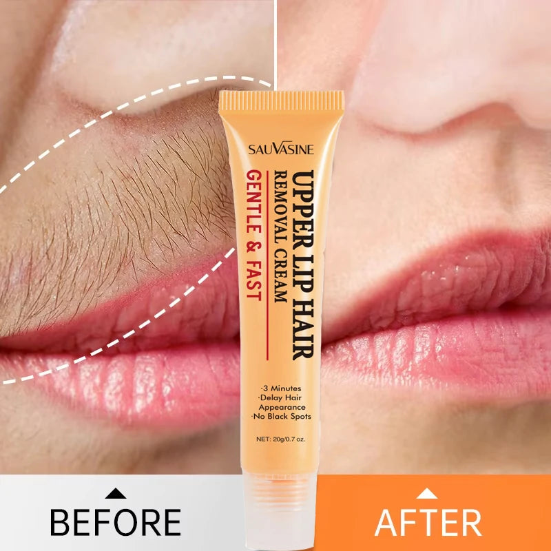 3 Minutes Fast Hair Removal Cream Painless Hair Growth Inhibitor Lip Face Arm Armpit Leg Permanent Depilatory for Men Women Care - AMULET RING STORE