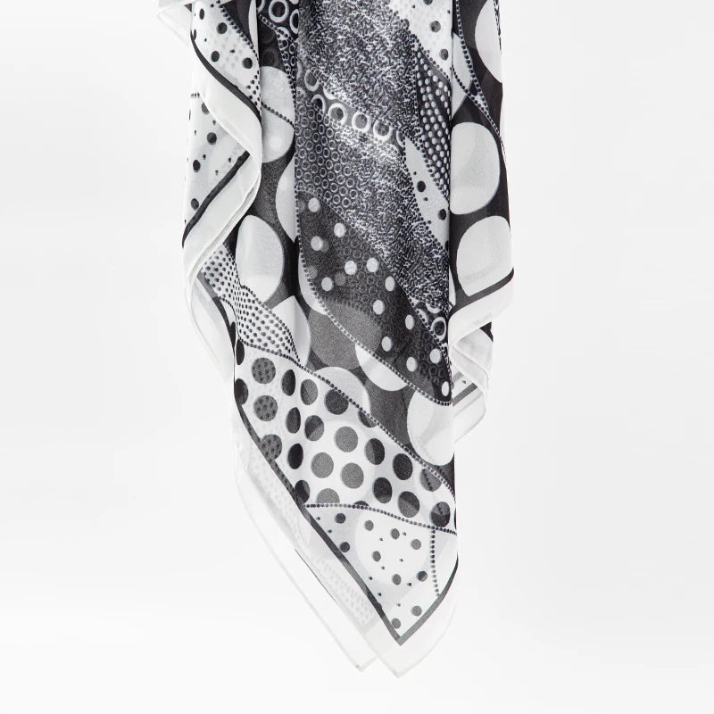 NEW Print Chiffon Hijab Scarf Shawl Fashion Islamic Muslim Scarves Wraps Women Echarpe Breathable Foulard Hijabs - AMULET RING STORE