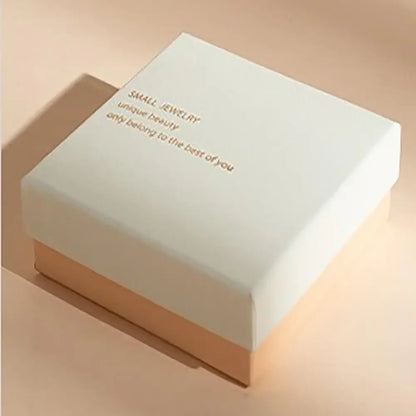 Simple Jewelry Box Earnail Ring Bracelet Necklace Gray Black Paper Jewelry Display Case Jewelry Organizer Box - AMULET RING STORE