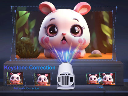 Magcubic HY300 Pro Projector 200ANSI Native 720P Wireless Screen Mirroring System Dual Band WiFi Hi-chip A3100 for Home Theater