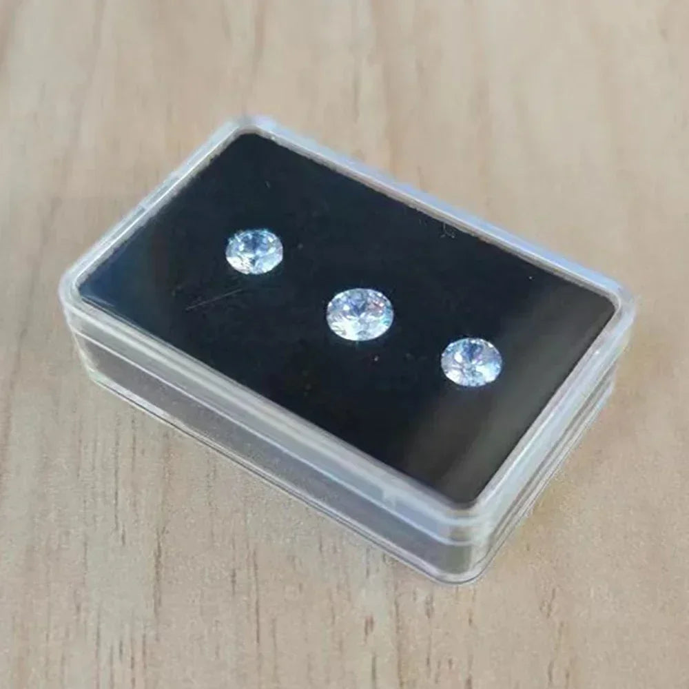 Loose Diamond Box Transparent Gemstone Storage Case Quality Pendant Beads Organizer Ring Earrings Gem Stone Gift Packaging Box - AMULET RING STORE