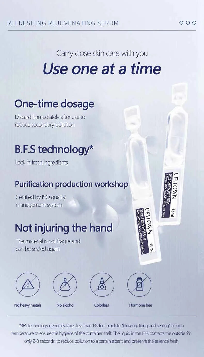 Arbutin Niacinamide Whitening Face Serum Remove Dark Spots Melanin Brighten Shrink Pores  Moisturizing Fade Fine Lines 30Pcs/set