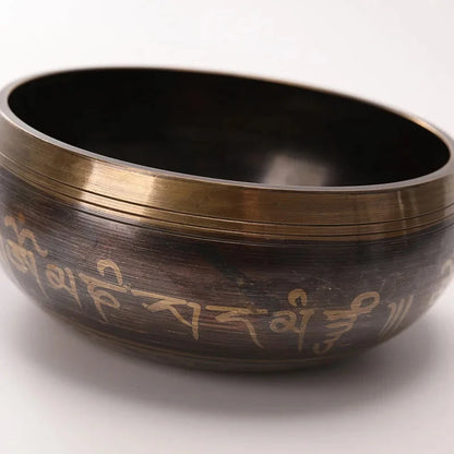 Nepal Handmade Bronze Singing Bowl Healing Meditation Yoga Tibetan Singing Bowls Sound Therapy Percussion Instruments - AMULET RING STORE