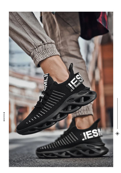 Men Shoes Comfortable Sneakers Breathable Running Shoes For Women Mesh Tennis Sports Shoes Outdoor Air Waling Casual - AMULET RING STORE