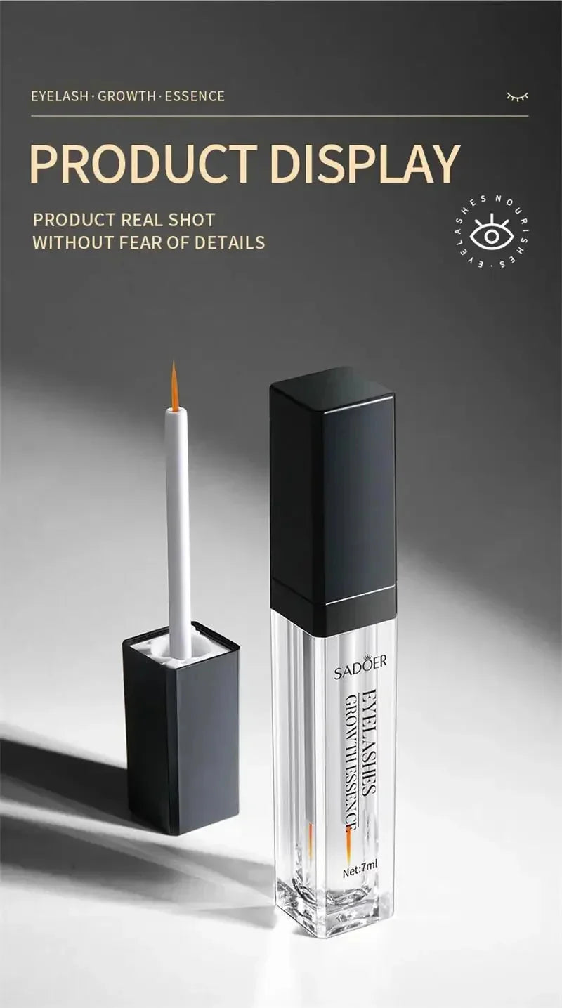 Fast Eyelash Growth Serum 7 Days Lashes Eyebrow Enhancer Product Longer Fuller Thicker Extension Treatment Lash Lift Care Makeup - AMULET RING STORE