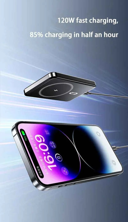 Xiaomi 120W Magnetic Power Bank 50000mAh Large Capacity Wireless Magnetic Fast Charger Portable Power Supply for iPhone Samsung