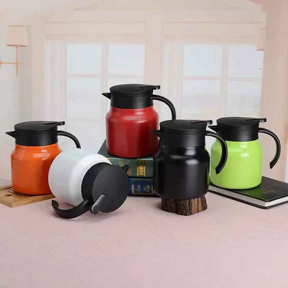Smart LED Thermos 316 Stainless Steel Insulation Braising Teapot Large Capacity Hot Water Bottle Separating Coffee Vacuum Flask