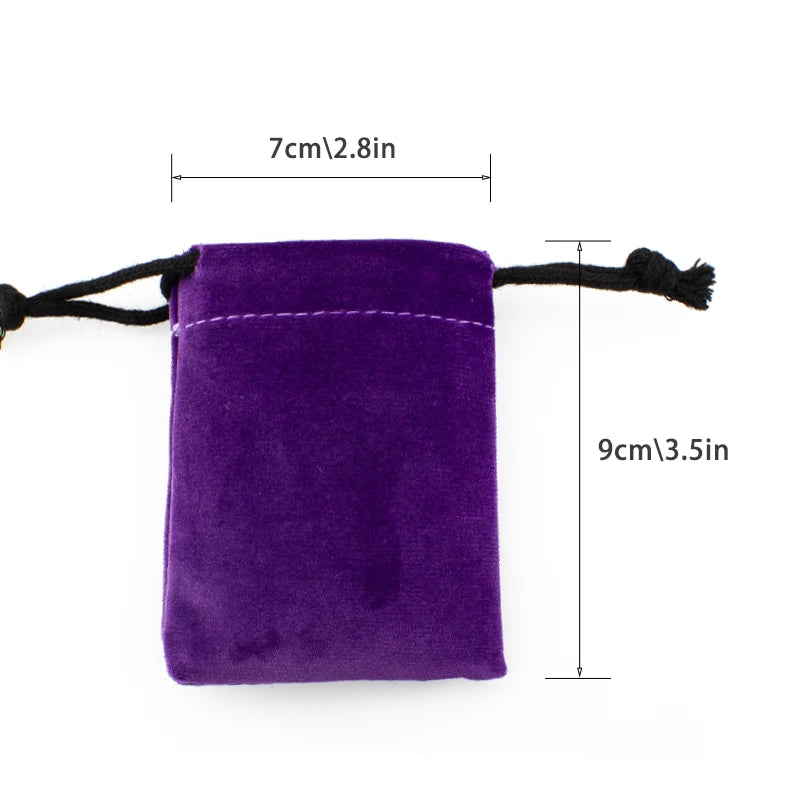 Multi Color Velvet Bag Jewelry Packing Velvet Drawstring Pouches Jewelry Gift Bags Display Chain Ring Packing Bags As Gift 1pcs - AMULET RING STORE
