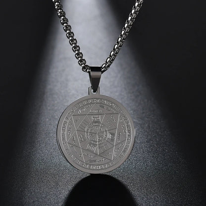 Seal of The 7 Archangels Pendant Necklaces for Men