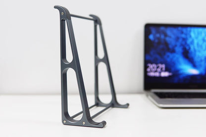 ORICO Laptop Stand Aluminium Laptop Stand Vertical Stand Notebook Desktop Holder Portable Tablet Stand for 13 to 17.4 inch Mac - AMULET RING STORE
