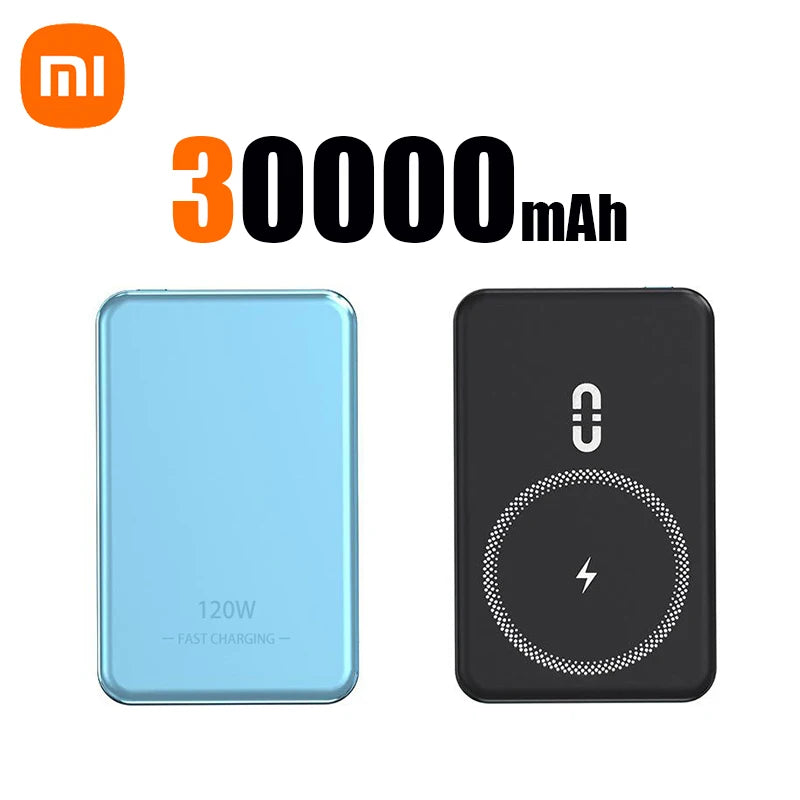 Xiaomi 120W Magnetic Power Bank 50000mAh Large Capacity Wireless Magnetic Fast Charger Portable Power Supply for iPhone Samsung