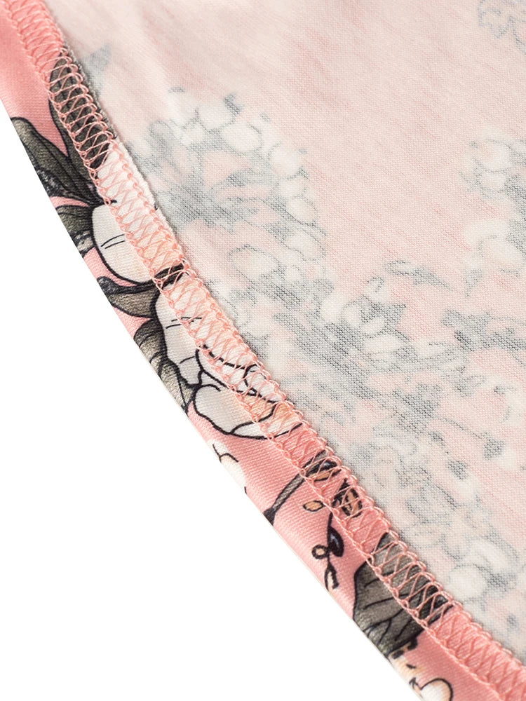 Nice-forever Vintage Elegant Floral Print Pleated Round neck vestidos A-Line Pinup Business Party Women Flare Swing Dress A102