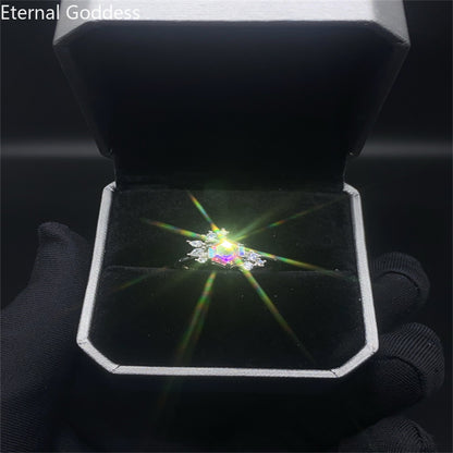 Natural Alexandrite Gemstone Ring for Women Solid 925 Sterling Silver Luxury for Engagement Bridal Gift Luxury Jewelry